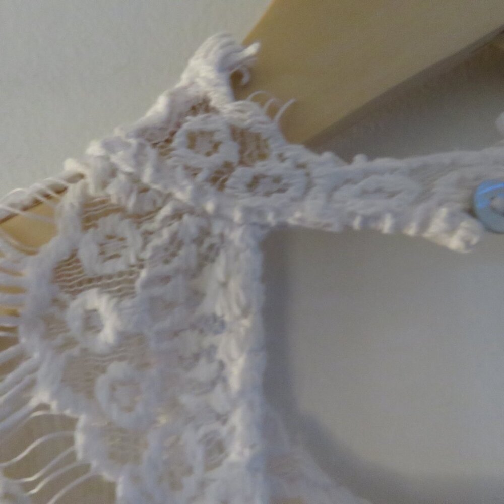 INTIMATELY FREE PEOPLE Daydream White Lace Bodycon Dress Fairy Boho - Size S - Picture 12 of 14
